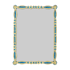 FR ASBURY CAPRI BLU/GD 5X7